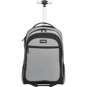 Wrangler Travel Duffel or Backpack Dobson Set, Charcoal, 19″ Rolling Backpack(Charcoal)