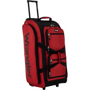 Wrangler Wesley Rolling Duffel Bag(Salsa Red)