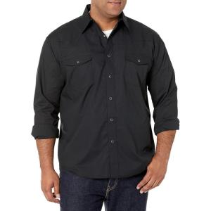 Wrangler Western Black Sport Shirt(Black)