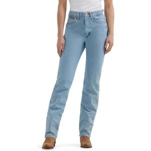 Wrangler Womens Cowboy Cut Slim Fit Jean Bleach(Bleach)
