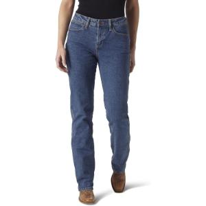 Wrangler Women’s Cowgirl Cut Slim Fit High Rise Stretch Jean(Stonewash)