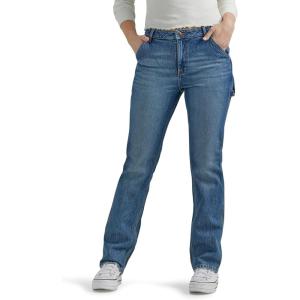 Wrangler Women’s High Rise True Straight Leg Carpenter Jean(Indigo)