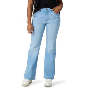 Wrangler Womens High Waisted Fierce Flare Jean(Sky Light)
