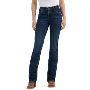 Wrangler Women’s Premium Patch Mae Sits Above Hip Jean(Denim)