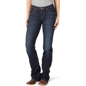 Wrangler Women’s Q-Baby Mid Rise Boot Cut Ultimate Riding Jean(Avery)