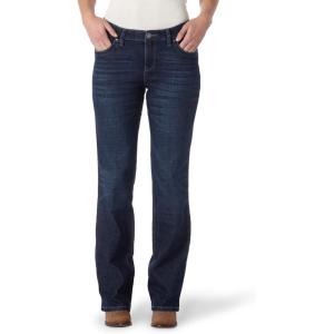 Wrangler Women’s Q-Baby Mid Rise Boot Cut Ultimate Riding Jean(Boot Scootin)