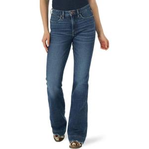 Wrangler Women’s Retro High Rise Bailey Bootcut Dark Wash Trouser Jeans Sara(Lauren)