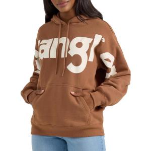 Wrangler Women’s Retro Logo Hoodie(Brown)