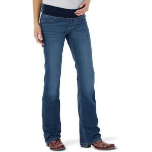 Wrangler Women’s Retro Mae Maternity Boot Cut Jean(Dark Blue)