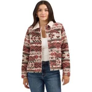Wrangler Women’s Sherpa Lined Jacquard Shacket