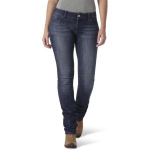 Wrangler Women’s Straight Leg Jeans(Dark Stone)