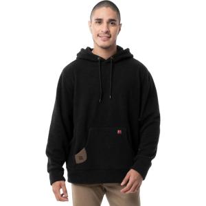 Wrangler mens Sherpa Pullover Hoodie(Black)