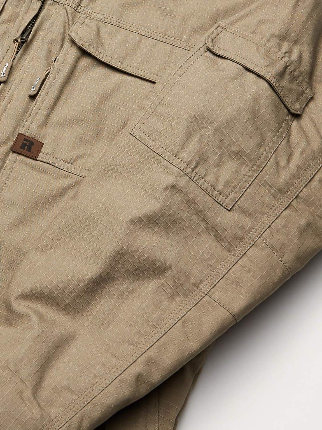 imageWrangler Riggs Workwear Mens Ranger JacketDark Khaki