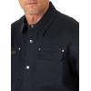 Wrangler mens Tough Layers Twill Shirt Work Jacket(Dark Navy)