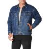 Wrangler Flannel Lined Denim Jacket, Antique Navy, Large