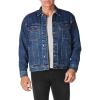 Wrangler Flannel Lined Denim Jacket, Antique Navy, Large