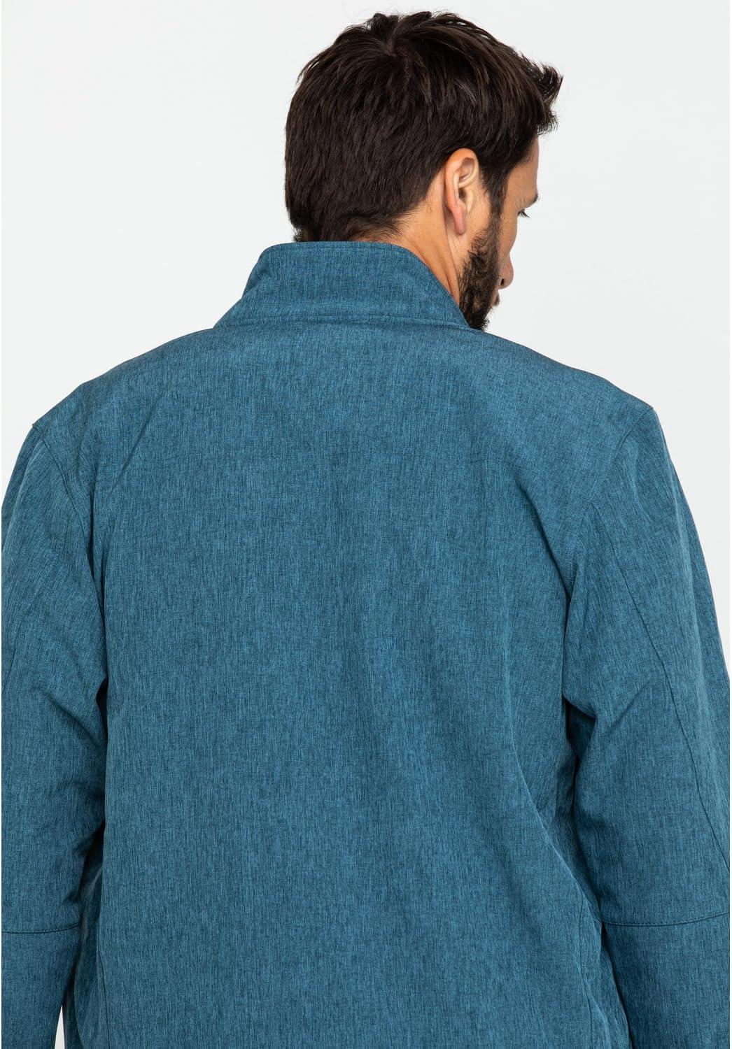 imageWrangler Mens Trail Fleece Lined Zip Jacket MJK43SH Medium