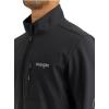 Wrangler Men’s Black Logo Trail Jacket(Black)