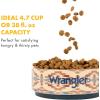 Wrangler Ceramic Dog Bowl – Heavy-Duty, Durable, Microwave & Dishwasher Safe – 38oz Stoneware Pet Bowl with Silicone Base – Southwest-Inspired Design for Food & Water
