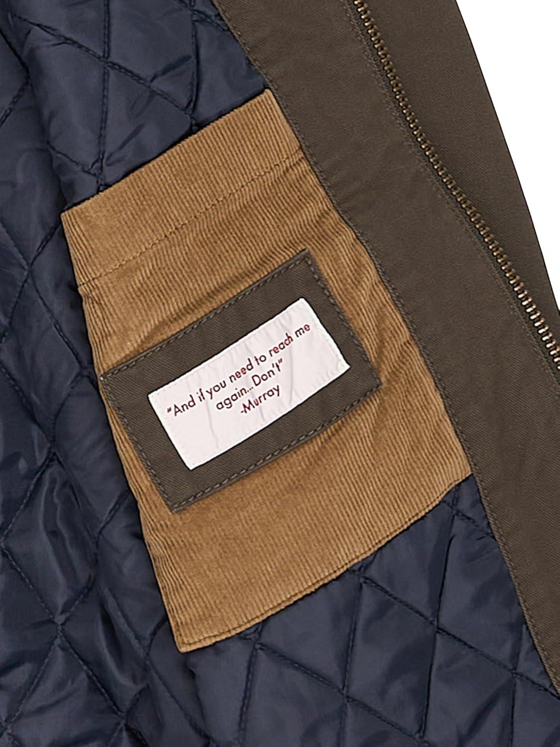 imageWrangler mens X Stranger Things Murray JacketDark Brown