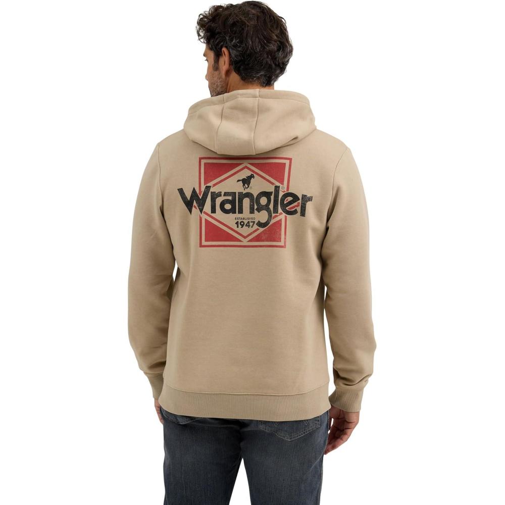 imageWrangler Trench Coat color Mens Regular Fit Graphic Hoodie 112365710Tan