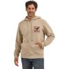 Wrangler Trench Coat color Men’s Regular Fit Graphic Hoodie 112365710(Tan)