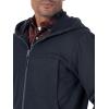 Wrangler mens Tough Layers Full Zip Work Hoodie(Caviar)