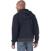 Wrangler mens Tough Layers Full Zip Work Hoodie(Caviar)