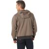 Wrangler mens Tough Layers Full Zip Work Hoodie(Granite Grey)