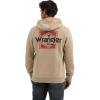 Wrangler Trench Coat color Men’s Regular Fit Graphic Hoodie 112365710(Tan)