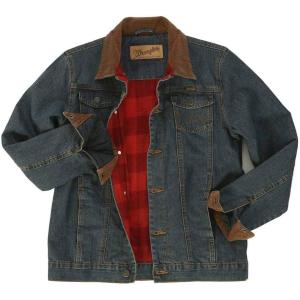 Western Lined Jacket, Sherpa Rustic Blue, Small