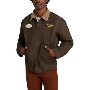Wrangler mens X Stranger Things Murray Jacket(Dark Brown)