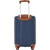 Wrangler 22″ Outrider Hardside Carry-On Luggage, Vintage Indigo