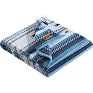 Wrangler – Blanket, Super Soft Sherpa Bedding with Corduroy Reverse, Yellowstone Inspired Throw Blanket for Couch or Bed (Coyote Sands Orange, 50″ x 60″)(Coyote Sands Blue)