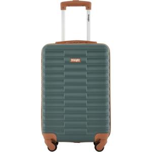 Wrangler 22″ Outrider Hardside Carry-On Luggage, Dark Forest