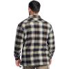 Wrangler Mens Wrangler Riggs Men’s Burley Sherpa Bonded Flannel Overshirt(Navy/Multi Plaid)