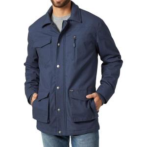 Wrangler Men’s Ripstop Quilted Barn Coat Navy Medium