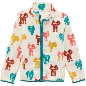 Wrangler Girl’s White Fleece Zip Jacket