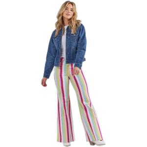 Wrangler Women’s Barbie Zip Front Denim Jacket(Blue)