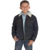 Wrangler boys Western Lined Denim Jacket, Blanket Indigo, X-Small US