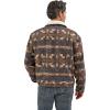 Wrangler Men’s Chocolate Torte Sherpa Jacquard Jacket(Chocolate)