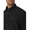 Wrangler 112323744 Mens Black Performance Shirt(Stretch Limo)