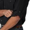 Wrangler 112323744 Mens Black Performance Shirt(Stretch Limo)