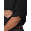 Wrangler 112323744 Mens Black Performance Shirt(Stretch Limo)