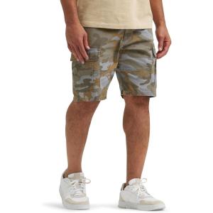 Wrangler Authentics Men’s Classic Cargo Stretch Short(Jungle Ermine Camo Ripstop)