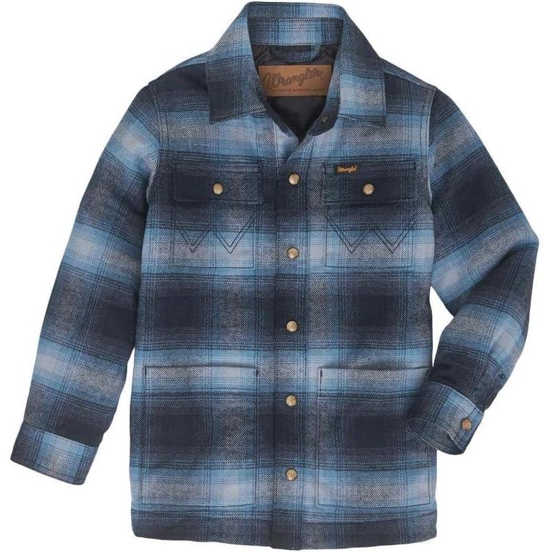 imageWrangler Boys Flannel Shirt Jacket