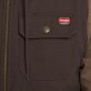 Wrangler mens Hooded Work Vest(Brown)