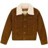 Wrangler Boy’s Sherpa Lined Corduroy Jacket Brown
