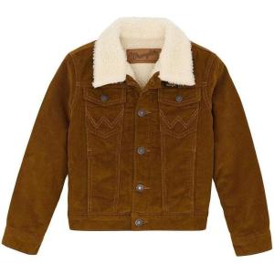 Wrangler Boy’s Sherpa Lined Corduroy Jacket Brown