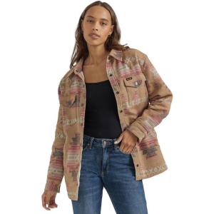Wrangler Women’s Brown and Pink Retro Jacket
